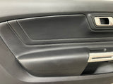 2018-2022 Mustang GT V6 EcoBoost LH RH Premium Leather Insert Door Panels Pair