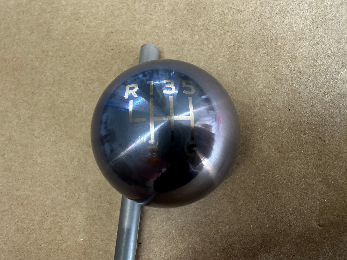 2024-2026 Mustang Dark Horse Blue Anodized Titanium Shift Knob