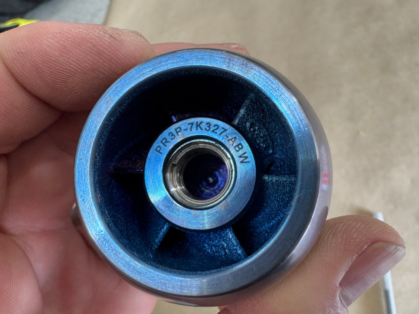 2024-2026 Mustang Dark Horse Blue Anodized Titanium Shift Knob