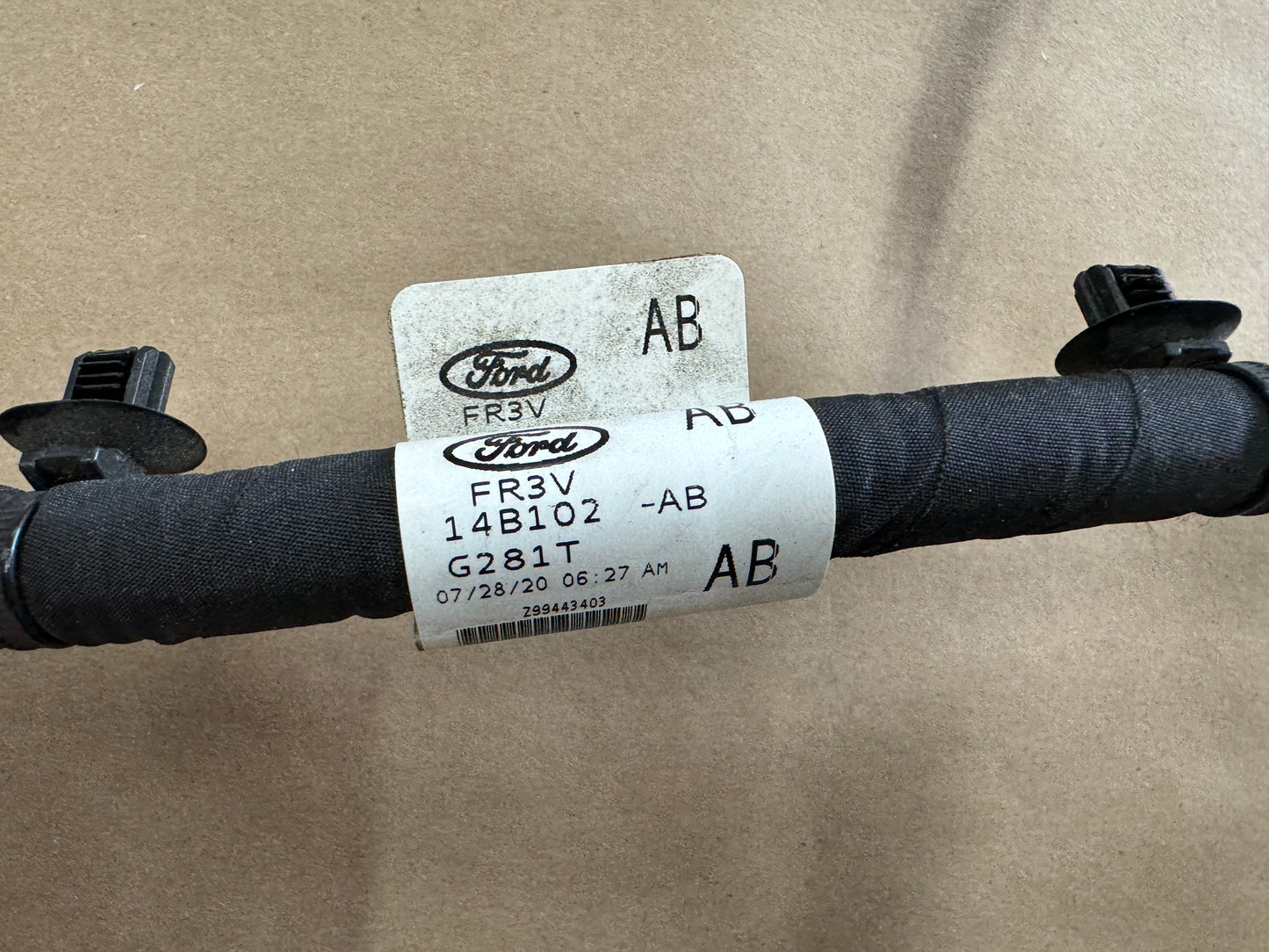 2020-2022 Ford Mustang GT500 Rear Magnetic Ride Control Sensor Wiring Harness