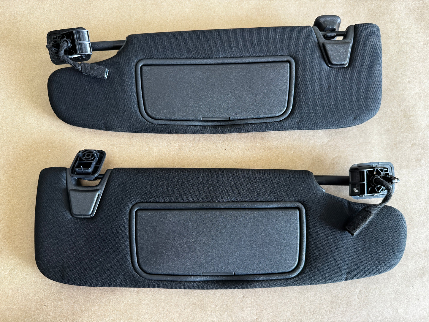 2024-2026 Ford Mustang Coupe Sun Visors Pair "Homelink"