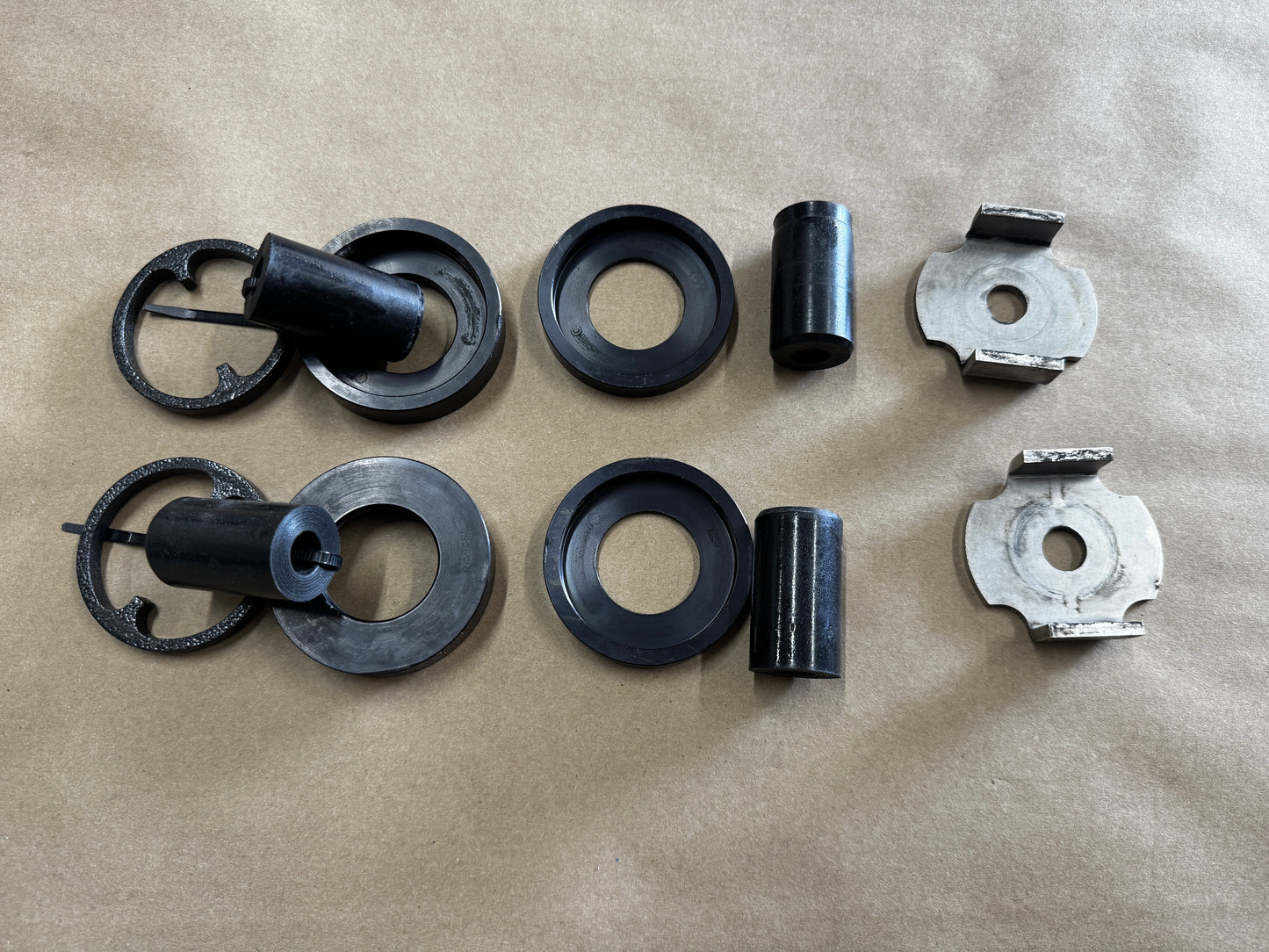 2015-2026 Ford Mustang GT BMR Cradle Bushing Lockout Kit Level 1 Center Sleeves