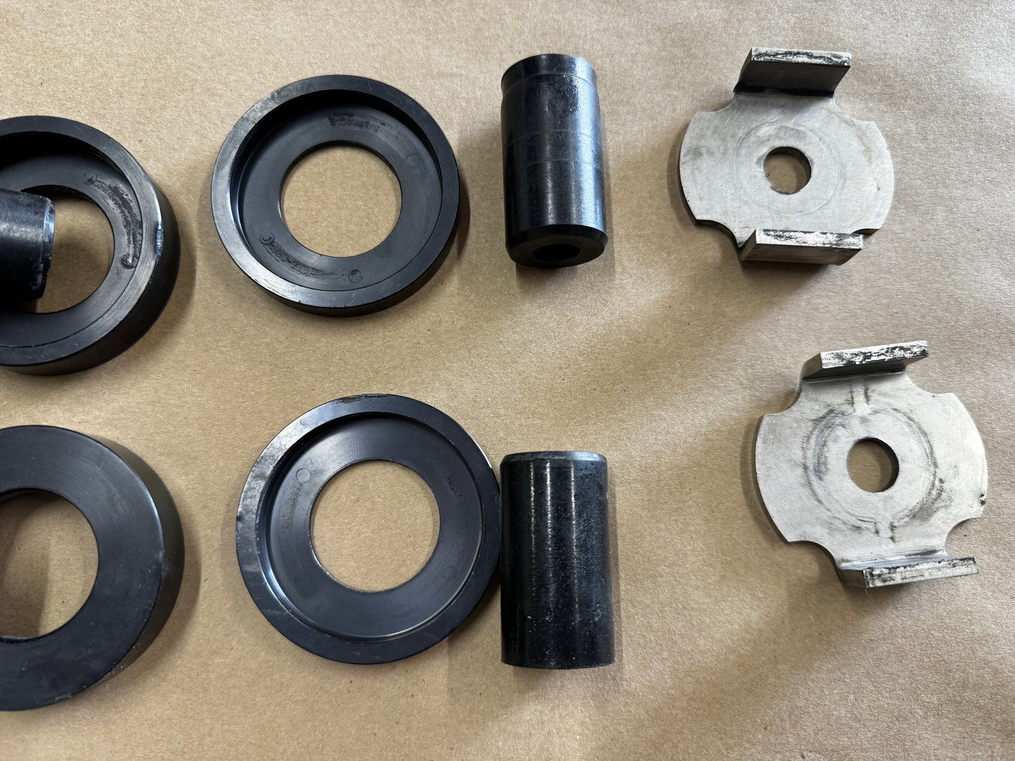 2015-2026 Ford Mustang GT BMR Cradle Bushing Lockout Kit Level 1 Center Sleeves