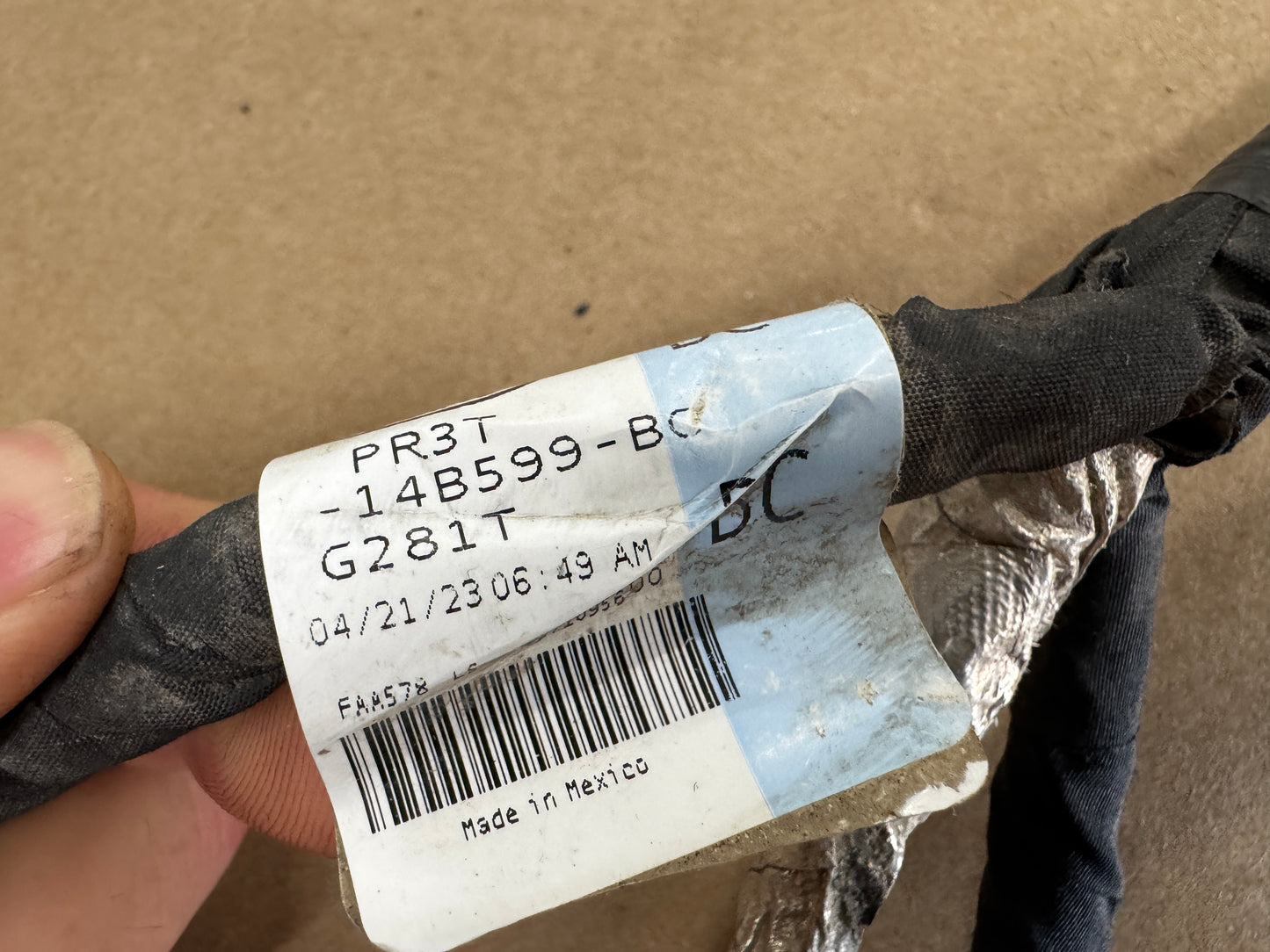 2024-2026 Ford Mustang Dark Horse Exhaust Jumper Wiring P3RT-14B599-BC