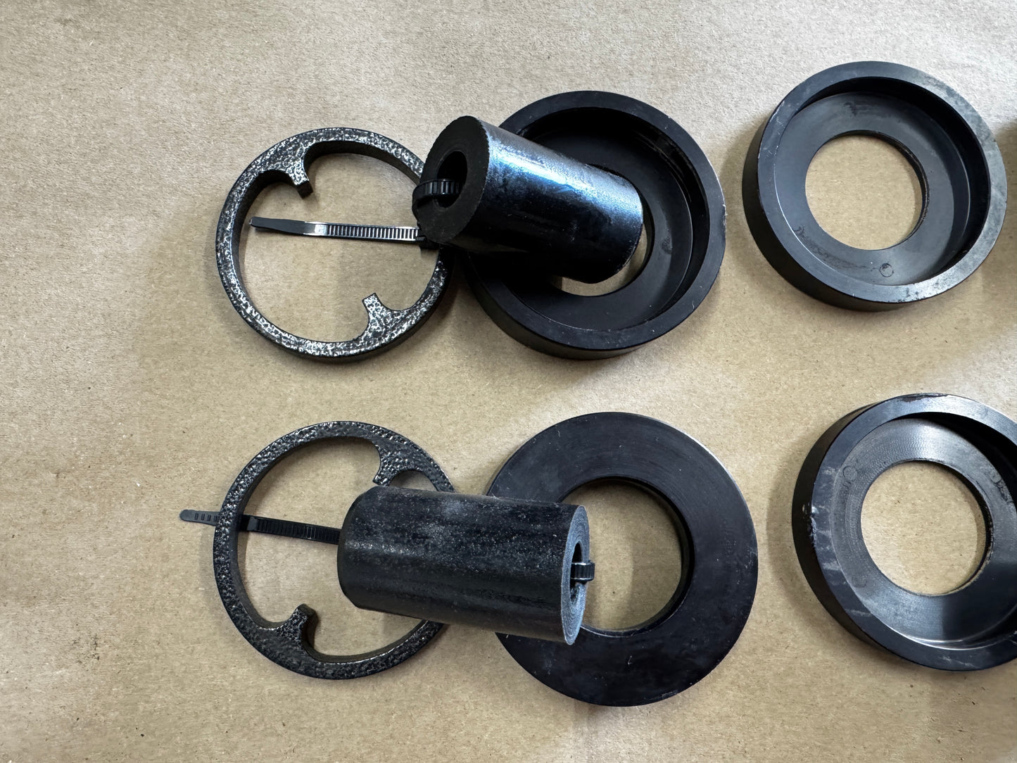 2015-2026 Ford Mustang GT BMR Cradle Bushing Lockout Kit Level 1 Center Sleeves