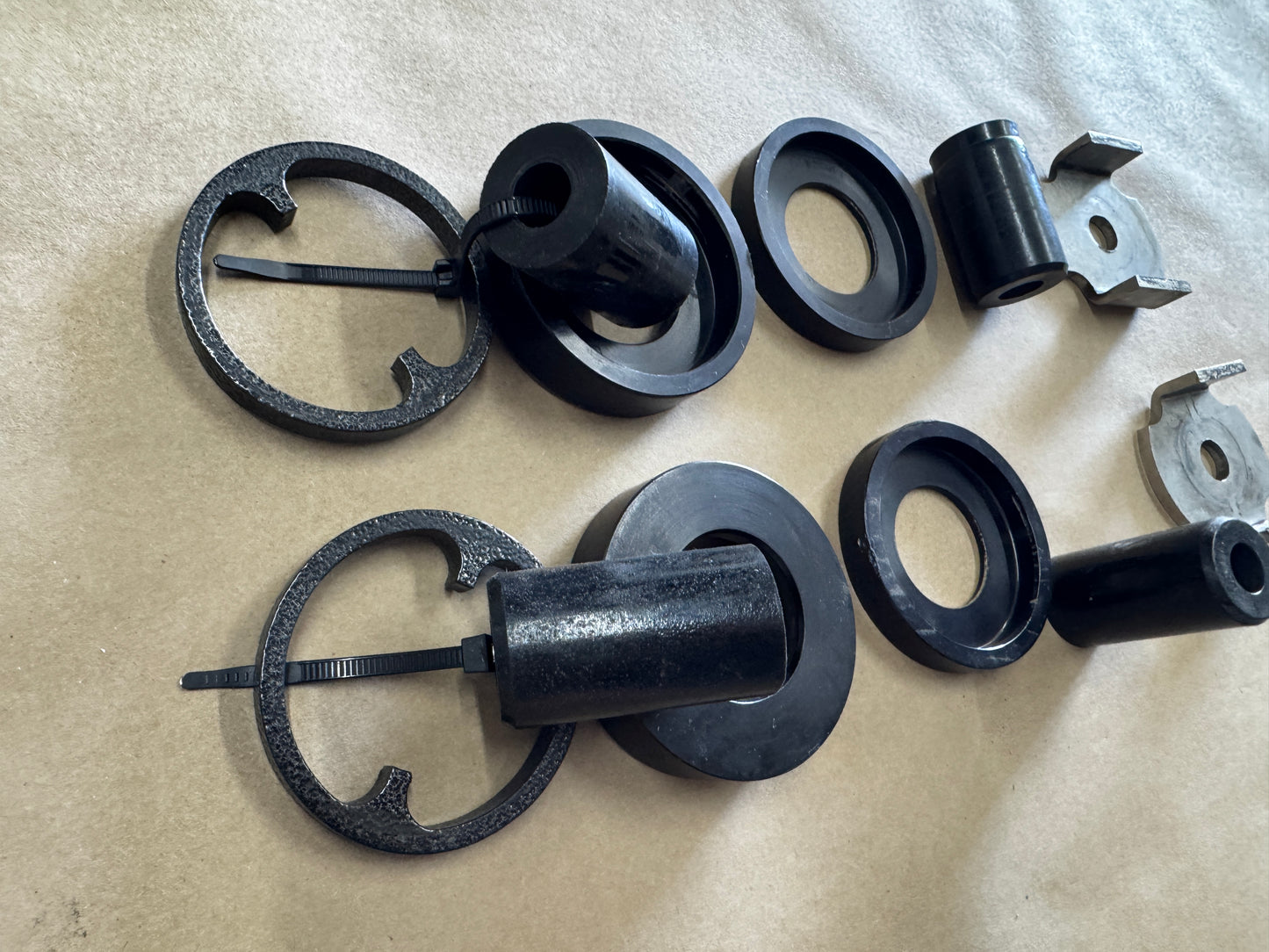 2015-2026 Ford Mustang GT BMR Cradle Bushing Lockout Kit Level 1 Center Sleeves