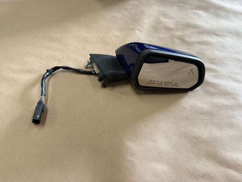 2015-2020 Ford Mustang GT RH Passenger Side Mirror "Blue"