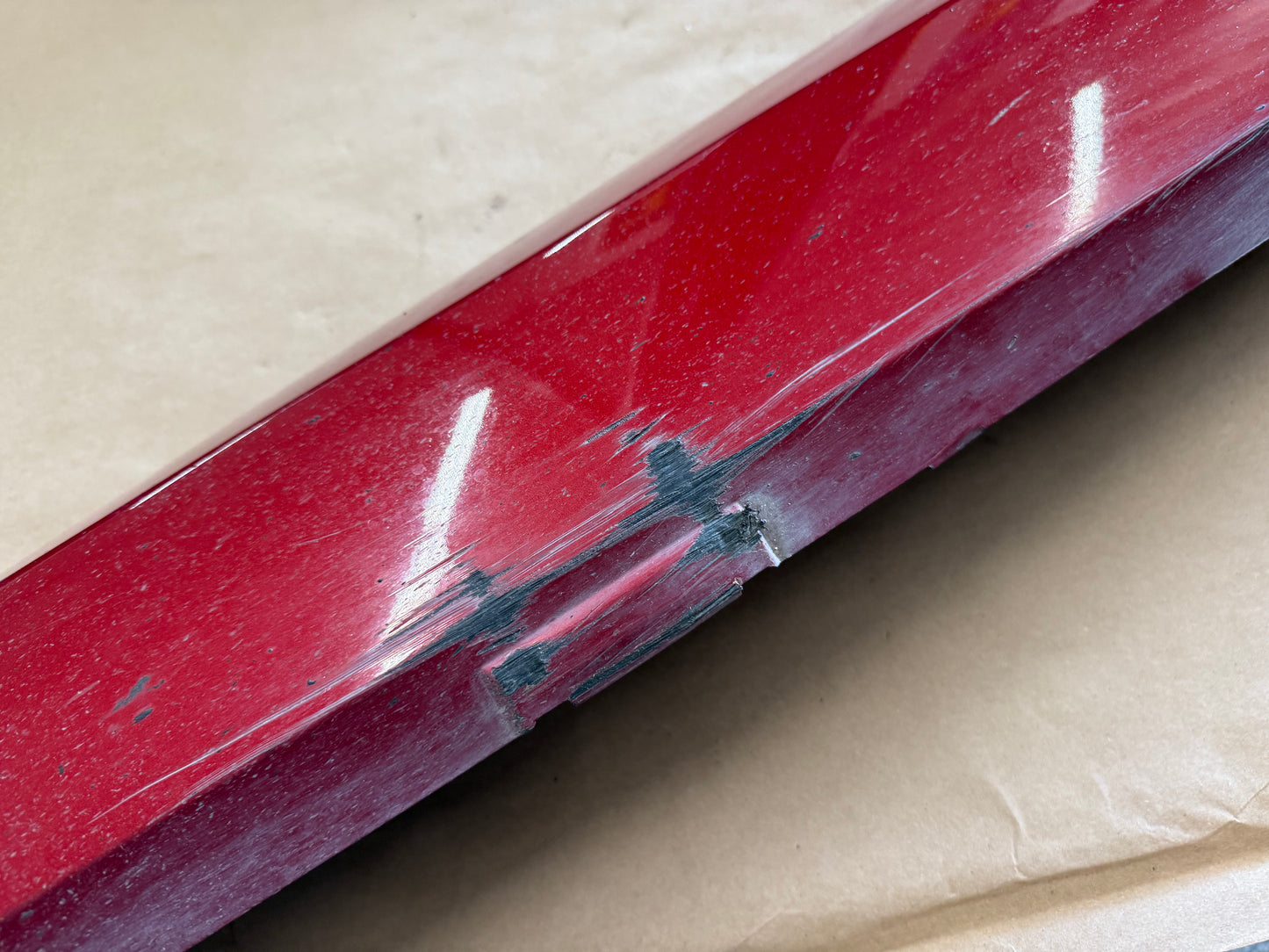 2010-2015 Chevrolet Camaro SS LH Driver Side Skirt Molding "Tin Roof Rusted Metallic"