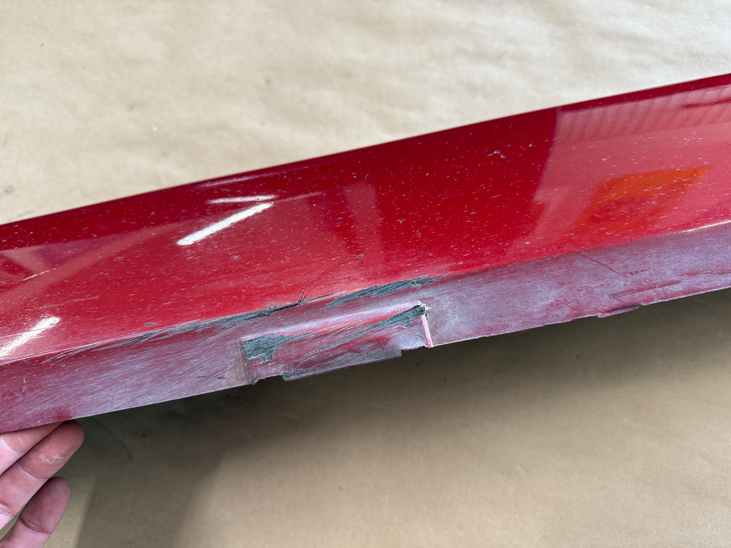 2010-2015 Chevrolet Camaro SS LH Driver Side Skirt Molding "Tin Roof Rusted Metallic"