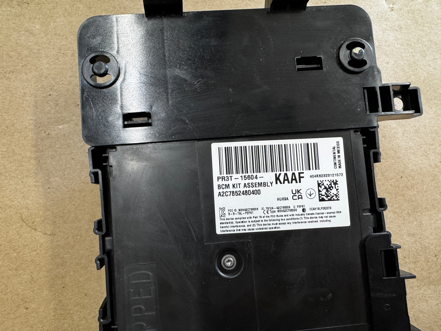 2024-2026 Ford Mustang GT 5.0L BCM Body Control Module Automatic PR3T-15604-KAAF