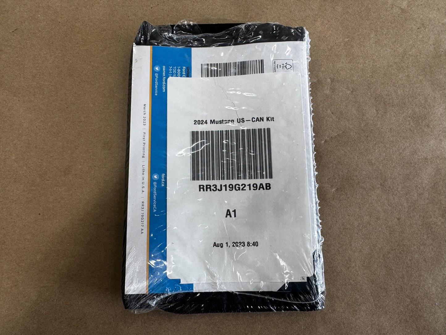 2024 Ford Mustang Supplemental Guide w/Cover - OEM