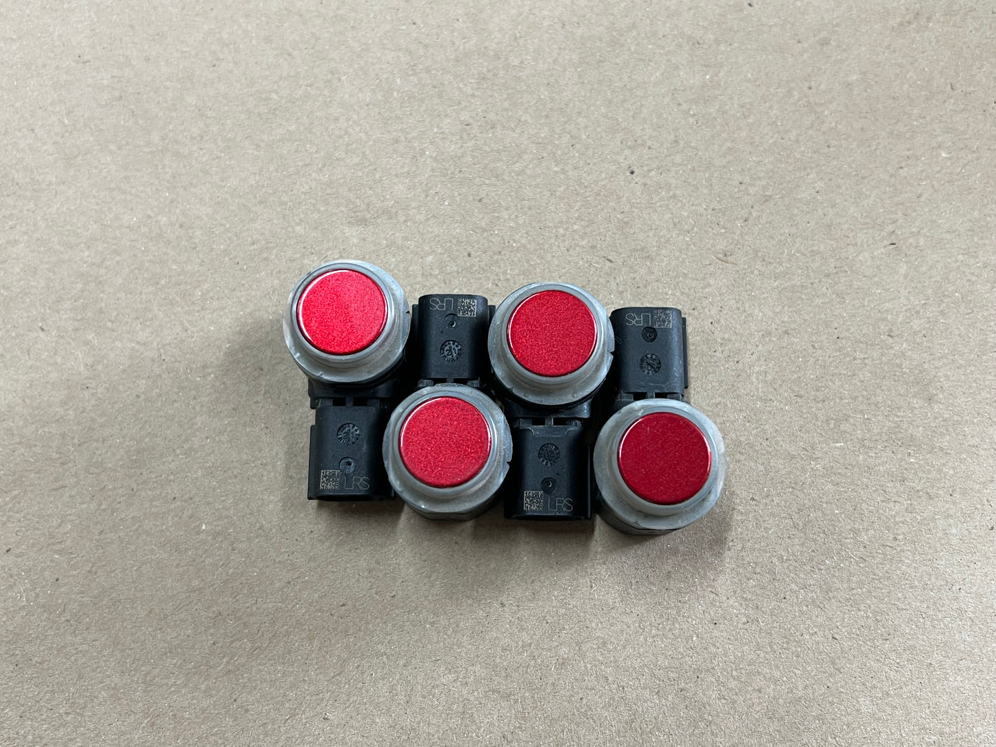 2015-2022 Ford Mustang GT Parking Assist Sensors (4) D4 Rapid Red