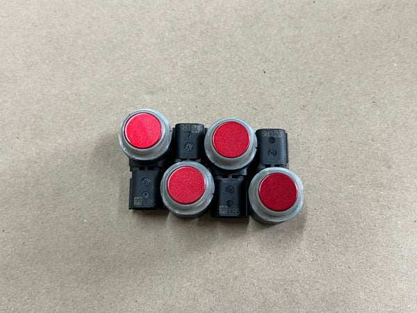 2015-2022 Ford Mustang GT Parking Assist Sensors (4) D4 Rapid Red