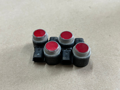 2015-2022 Ford Mustang GT Parking Assist Sensors (4) D4 Rapid Red