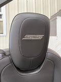 2010-2015 Chevy Camaro SS Black Leather Seats Front & Rear Convertible