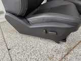 2010-2015 Chevy Camaro SS Black Leather Seats Front & Rear Convertible