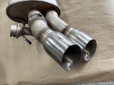 2012-2015 Chevrolet Camaro SS Quad Tip Mufflers RH LH Pair Used