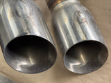 2012-2015 Chevrolet Camaro SS Quad Tip Mufflers RH LH Pair Used