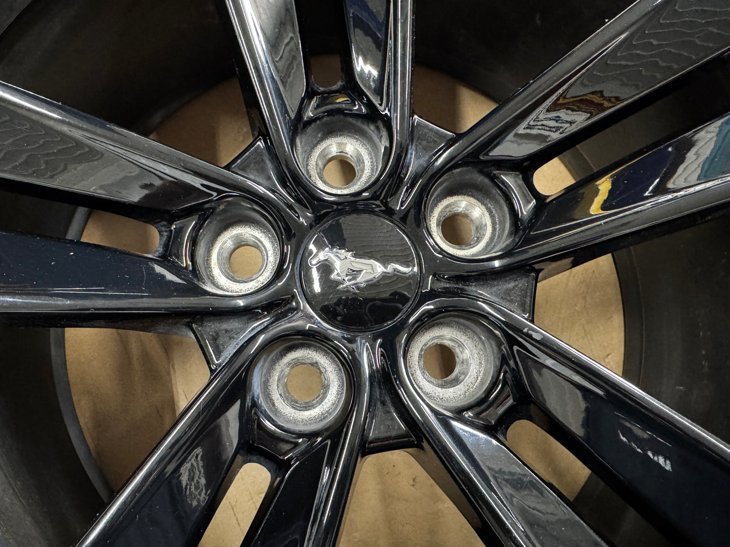 2024 Ford Mustang Black OEM Wheel 18x8.5