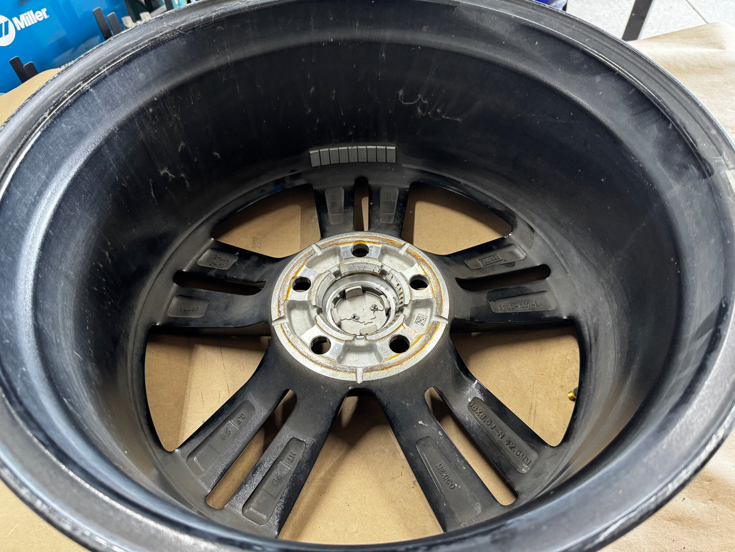 2024 Ford Mustang Black OEM Wheel 18x8.5