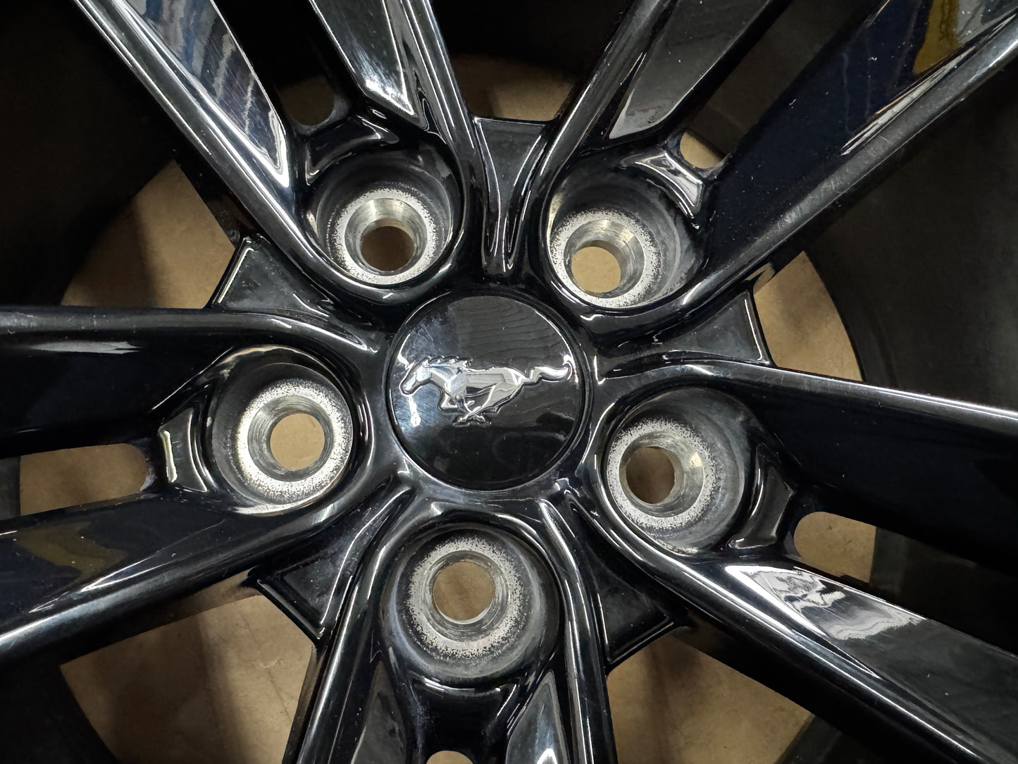 2024 Ford Mustang Black OEM Wheel 18x8.5