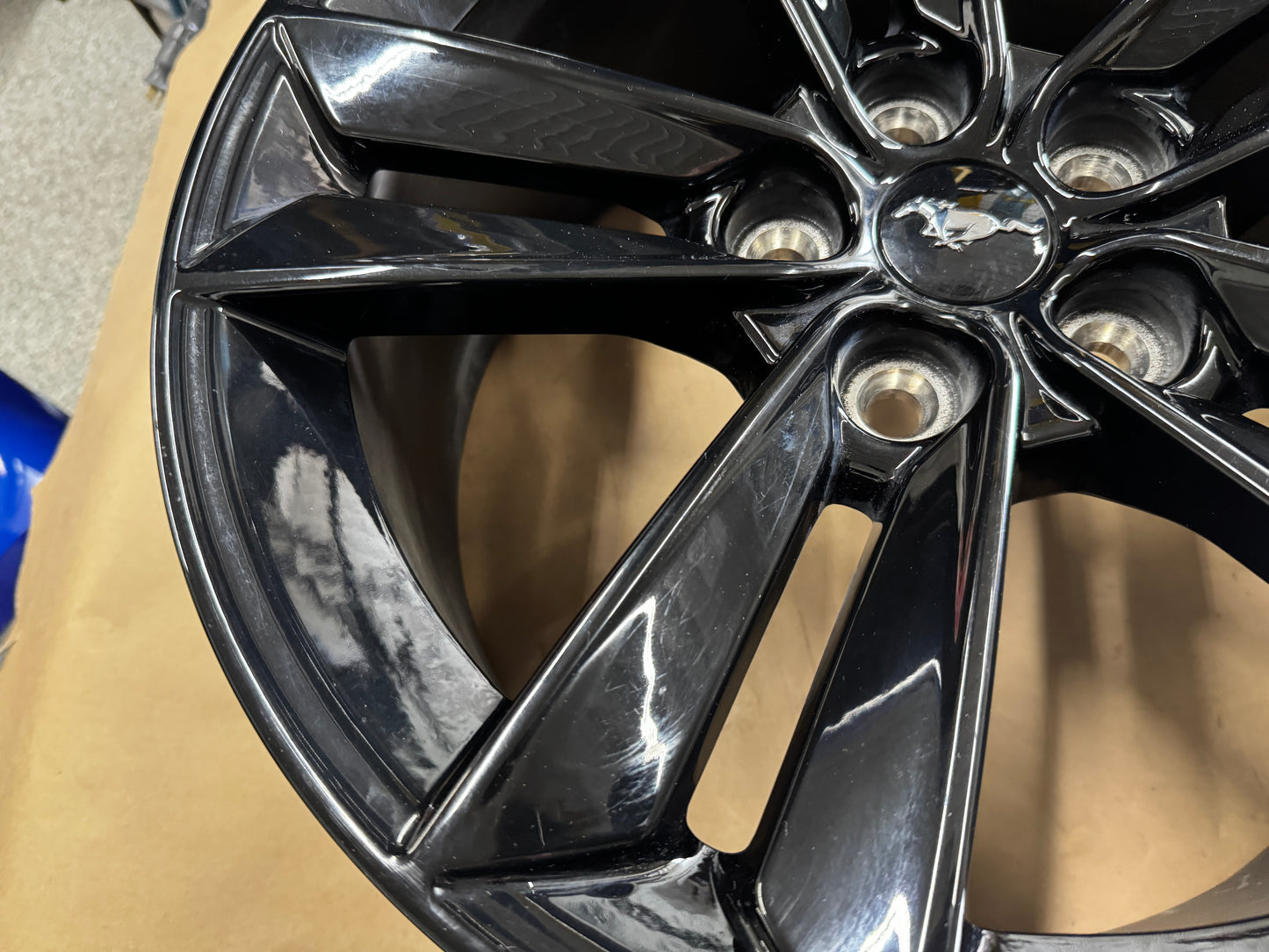 2024 Ford Mustang Black OEM Wheel 18x8.5