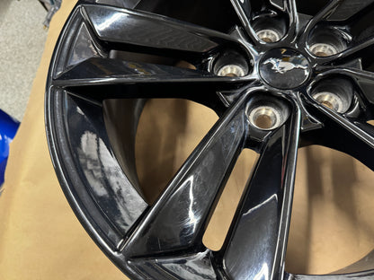 2024 Ford Mustang Black OEM Wheel 18x8.5