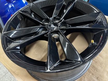 2024 Ford Mustang Black OEM Wheel 18x8.5