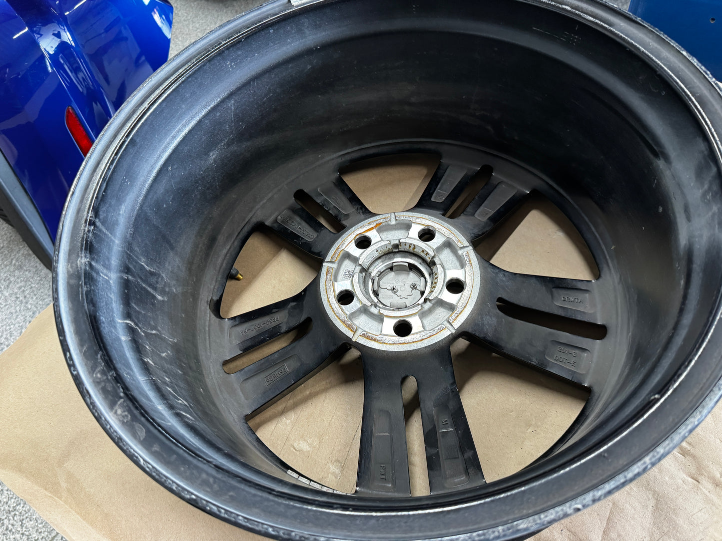 2024 Ford Mustang Black OEM Wheel 18x8.5