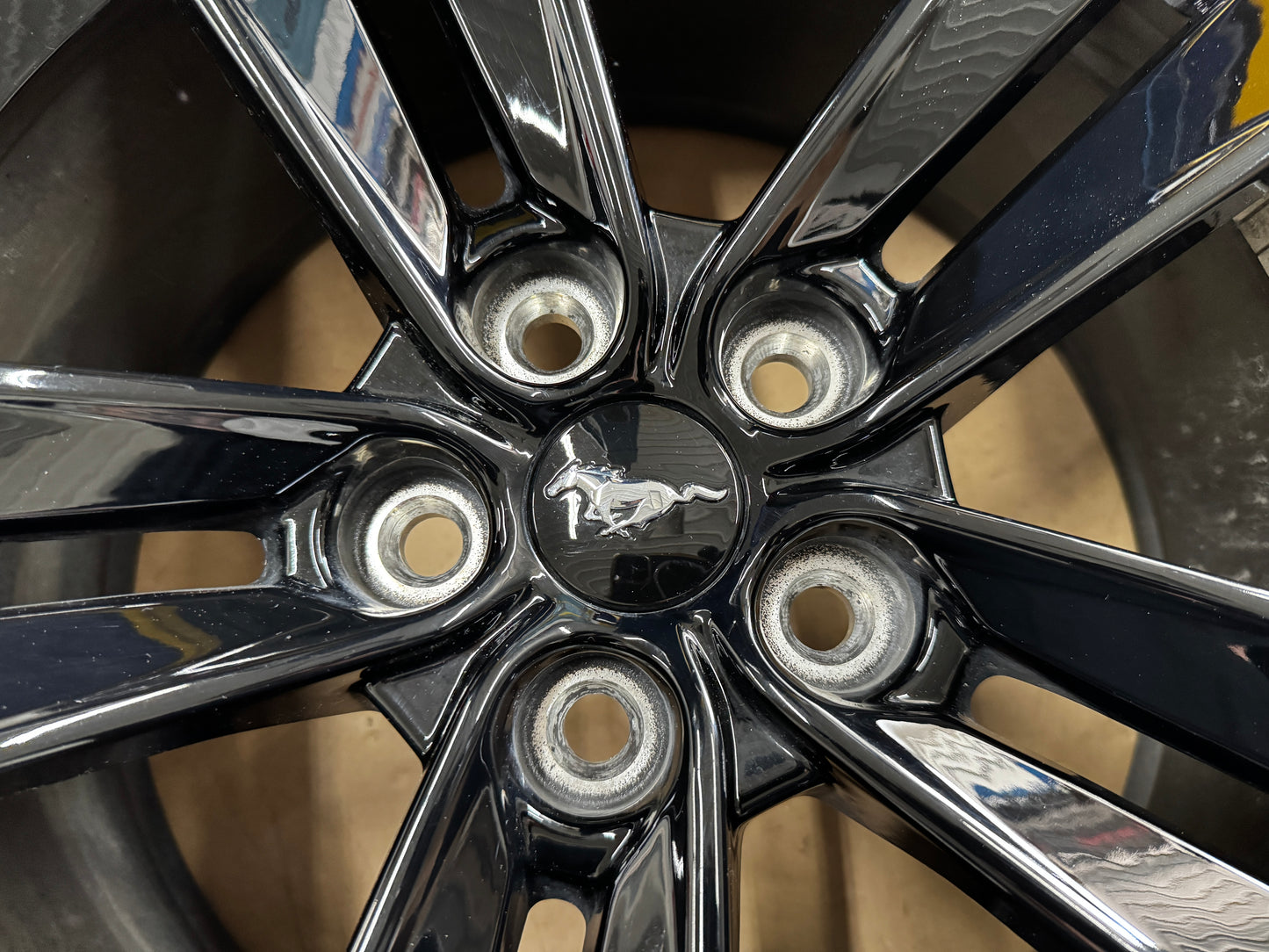 2024 Ford Mustang Black OEM Wheel 18x8.5