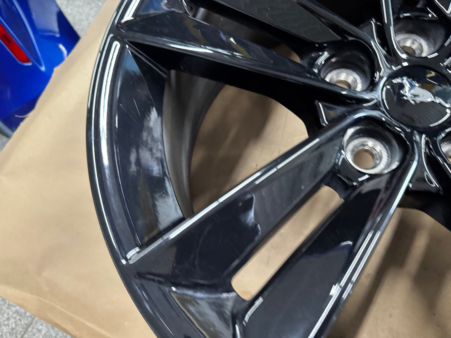 2024 Ford Mustang Black OEM Wheel 18x8.5