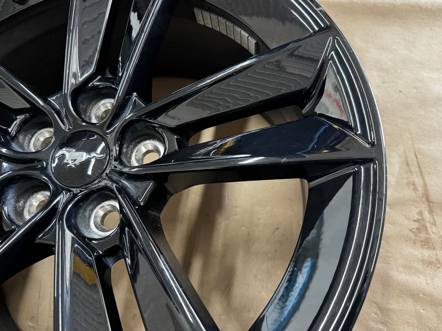 2024 Ford Mustang Black OEM Wheel 18x8.5