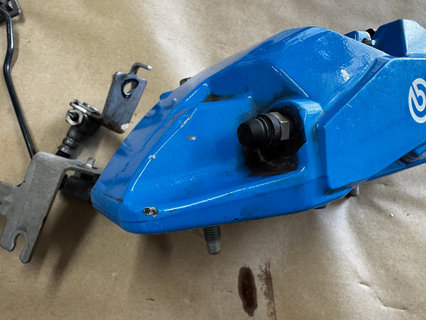 2024-2026 Ford Mustang GT Rear Brake Calipers Pair 4 Piston Brembo