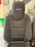 2010-2015 Chevy Camaro SS Black Cloth Seats Front & Rear Coupe