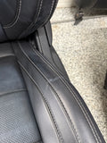 2018-2023 Ford Mustang GT Black Leather Coupe Front & Rear Seats
