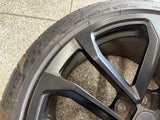 2012-2015 Chevrolet Camaro ZL1 20x11" Black Wheel Rim Tire Michelin 285/35/20