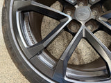 2012-2015 Chevrolet Camaro ZL1 20x11" Black Wheel Rim Tire Michelin 285/35/20