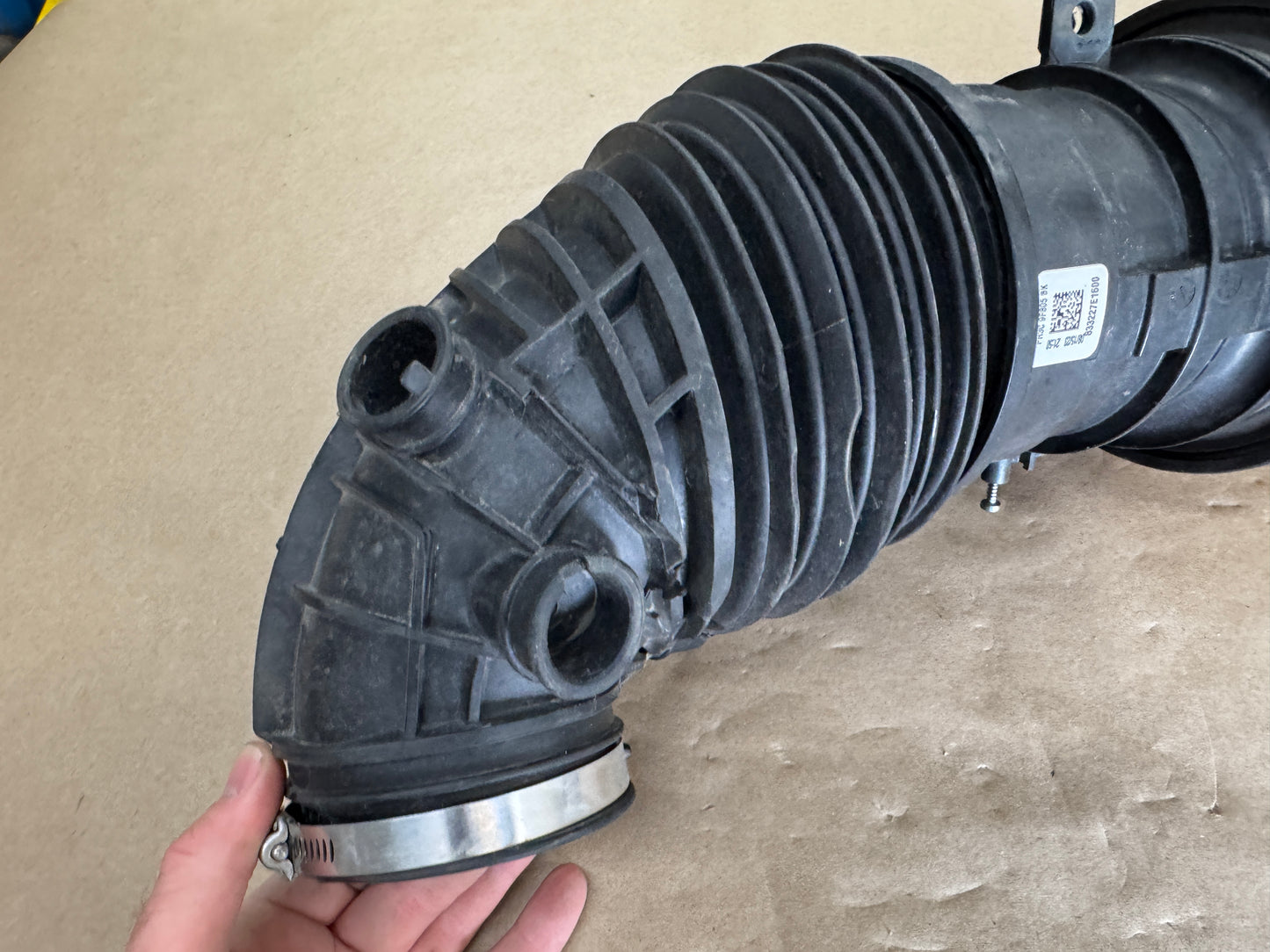 2024-2026 Ford Mustang GT Coyote OEM Cold Air Intake Elbow MAF Housing LH Driver
