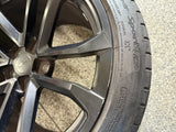 2012-2015 Chevrolet Camaro ZL1 20x11" Black Wheel Rim Tire Michelin 285/35/20