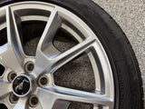 2015-2023 Ford Mustang GT Silver Wheel Rim 19"x8.5" Bravo Tire 255/40/R19