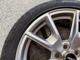 2015-2023 Ford Mustang GT Silver Wheel Rim 19"x8.5" Bravo Tire 255/40/R19
