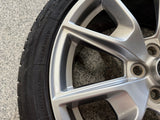 2015-2023 Ford Mustang GT Silver Wheel Rim 19"x8.5" Bravo Tire 255/40/R19