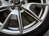 2015-2023 Ford Mustang GT Silver Wheel Rim 19"x8.5" Bravo Tire 255/40/R19