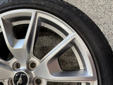 2015-2023 Ford Mustang GT Silver Wheel Rim 19"x8.5" Bravo Tire 255/40/R19