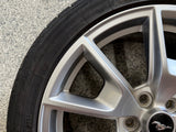 2015-2023 Ford Mustang GT Silver Wheel Rim 19"x8.5" Bravo Tire 255/40/R19