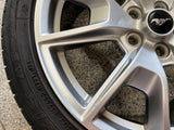 2015-2023 Ford Mustang GT Silver Wheel Rim 19"x8.5" Bravo Tire 255/40/R19
