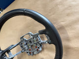 2018-2023 Ford Mustang Bare Leather Steering Wheel Black "Auto"