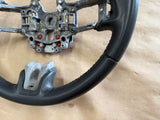 2018-2023 Ford Mustang Bare Leather Steering Wheel Black "Auto"