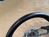 2018-2023 Ford Mustang Bare Leather Steering Wheel Black "Auto"