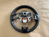 2018-2023 Ford Mustang Bare Leather Steering Wheel Black "Auto"